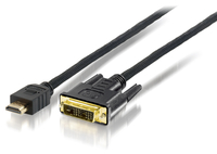 Equip HDMI to DVI-D Single Link Cable - 5m - 5 m - HDMI - DVI-D - Male - Male - Gold