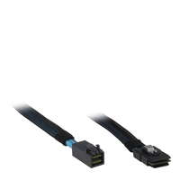 Inter-Tech 0.75m SFF 8643/SFF 8087 - 0.75 m - SFF 8643 - SFF 8087 - Male/Male - Black - Blue - 45 g