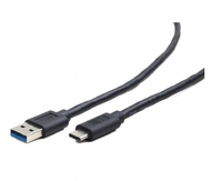 [5009288000] Gembird CCP-USB3-AMCM-1M - 1 m - USB C - USB A - USB 3.2 Gen 1 (3.1 Gen 1) - Männlich/Männlich - Schwarz