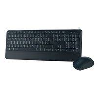 [5645135000] LogiLink ID0161 - Full-size (100%) - Wireless - RF Wireless - QWERTZ - Black - Mouse included