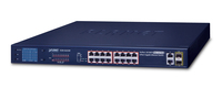 Planet FGSW-1822VHP - Unmanaged - L2 - Fast Ethernet (10/100) - Power over Ethernet (PoE) - Rack mounting - 1U