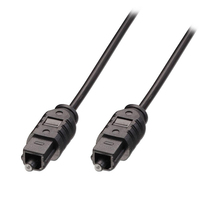 [744483000] Lindy TosLink Cable (optical SPDIF) - 0.5m - TosLink - 0.5 m - Black