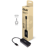 Club 3D USB 3.2 Gen1 Typ C auf RJ45 2.5Gbps Ethernet Adapter