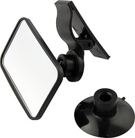 [7838778000] Olympia BS 863 - Mirror - Visor mirror - Black - Suction cap - Black - 95 mm