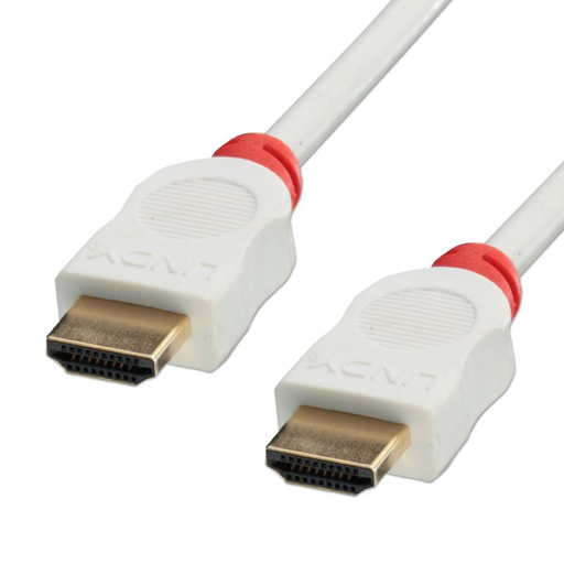 Lindy 41413 - 3 m - HDMI Type A (Standard) - HDMI Type A (Standard) - Red - White