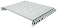 [3476543000] Intellinet 19" Sliding Shelf - 1U - For 600 to 800mm Depth Cabinets & Racks - shelf depth 350mm - Grey - Rack shelf - Grey - Steel - 35 kg - 1U - 48.3 cm (19")