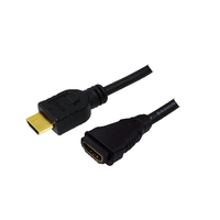 [2450180000] LogiLink HDMI - HDMI - 1.0m - 1 m - HDMI Typ A (Standard) - HDMI Typ A (Standard) - 4120 x 2160 Pixel - 8,16 Gbit/s - Schwarz