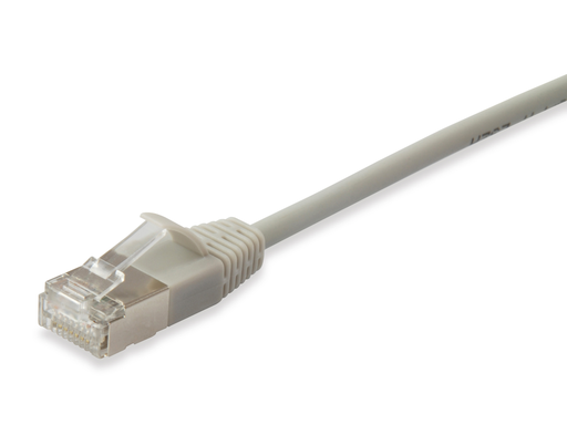 Equip Patchkabel Cat6A F/FTP 2xRJ45 1.00m beige Slim - Kabel - Netzwerk