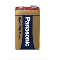 [3480582000] Panasonic 6LR61APB - Einwegbatterie - 6LR61 - Alkali - 9 V - 1 Stück(e) - Schwarz - Gold