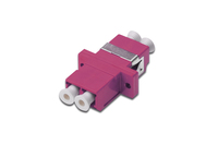 DIGITUS LC / LC Duplex Coupler, OM4,  color pink
