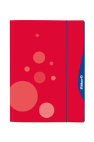 [8666761000] Pelikan 237284 - A3 - Cardboard - Red - Portrait - Elastic band