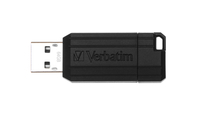 Verbatim PinStripe - USB-Laufwerk - 64 GB - Schwarz