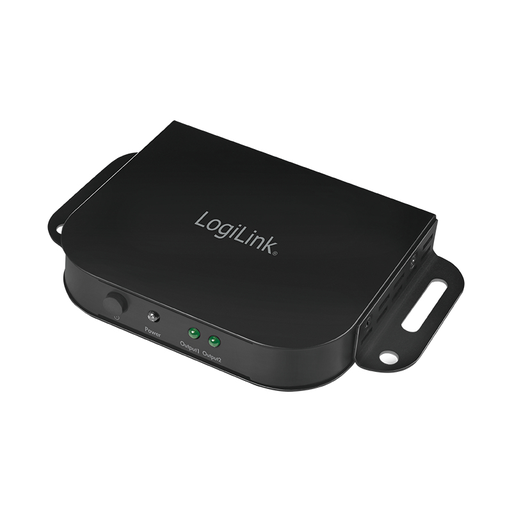 [8887191000] LogiLink CV0142 - HDMI - 2x HDMI - 2.0b - Black - Aluminium - 4K Ultra HD