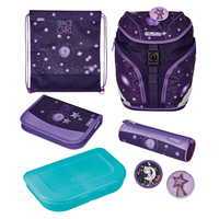 [12620518000] Herlitz SoftLight Plus Space Girl - Pencil pouch - Sport bag - Lunch box - Pencil case - School bag - Girl - Grade & elementary school - Backpack - 16 L - Side pocket