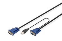 [2841231000] DIGITUS KVM-Kabel USB für KVM-Konsolen