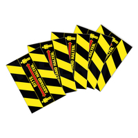 HERMA 12918 - Black - Red - Yellow - Rectangle - Removable - Matte - 297 mm - 70 mm