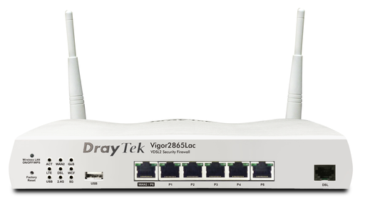 [9785451000] Draytek Vigor 2865Vac VoiP/VDSL2/ADSL2/SuperVectoring - VOIP - WLAN