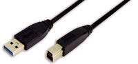 [1794563000] LogiLink 2m USB 3.0 - 2 m - USB A - USB B - USB 3.2 Gen 1 (3.1 Gen 1) - Männlich/Männlich - Schwarz