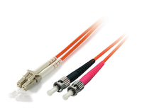 Equip LC/ST Fiber Optic Patch Cable - OS2 - 15m - 15 m - OS2 - LC - ST