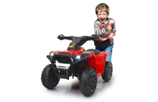 [9657665000] JAMARA Ride-on Mini Quad Runty - Battery-powered - Quadricycle - Boy - 2 yr(s) - 4 wheel(s) - Black - Red