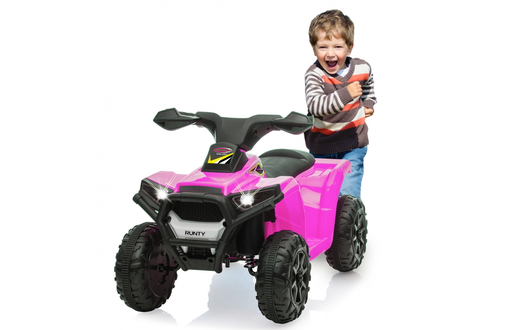 [9657673000] JAMARA Ride-on Mini Quad Runty - Battery-powered - Quadricycle - Boy - 2 yr(s) - 4 wheel(s) - Black - Pink