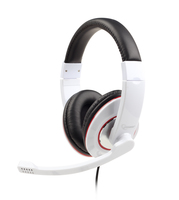 [3116017001] Gembird MHS-001-GW - Kopfhörer - Kopfband - Anrufe & Musik - Weiß - 1,8 m - Verkabelt