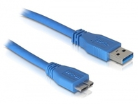 [1277733000] Delock Micro USB 3.0 - 1M - 1 m - USB A - 5000 Mbit/s - Blau