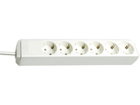 [1535470000] Brennenstuhl Eco-Line - 6 AC outlet(s) - Type H - White - 1.5 m - 330 mm