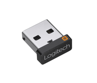 Logitech USB Unifying Receiver - USB receiver - 14 mm - 6 mm - 15 mm - 1.23 g - Black