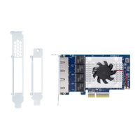 [8884545000] QNAP QXG-5G4T-111C - Eingebaut - Verkabelt - PCIe - Ethernet - 5000 Mbit/s - Blau