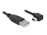 [1666479000] Delock 82680 - 0,5 m - USB A - Mini-USB B - Männlich/Männlich - 480 Mbit/s - Schwarz