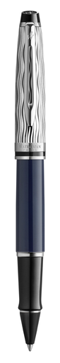 [13777254000] WATERMAN Roller Expert DeLuxe C.C Deep Blue Lacquer F Schw.