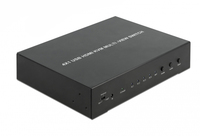 Delock 11488 - HDMI - Metal - Black - 60 Hz - 1280 x 720 (HD 720) - 1920 x 1080 (HD 1080) - 2.25 Gbit/s