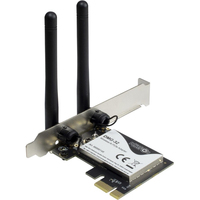 [8634073000] Inter-Tech DMG-32 - Internal - Wireless - PCI Express - WLAN - 650 Mbit/s - Black - Silver