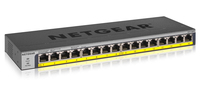 [6342487000] Netgear GS116PP - Unmanaged - Gigabit Ethernet (10/100/1000) - Power over Ethernet (PoE) - Rack mounting