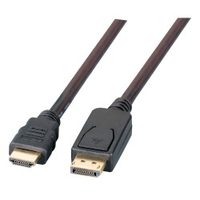 EFB Elektronik K5561SW.3V2 - 3 m - DisplayPort - HDMI - Male - Male - Straight