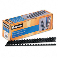 [6307040000] Fellowes 12mm - 100pk - Black - Plastic