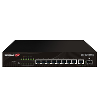 Edimax Switch GS-5210PLG - Managed - Gigabit Ethernet (10/100/1000) - Gigabit Ethernet - Vollduplex - Power over Ethernet (PoE) - Rack-Einbau