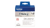 [151339000] Brother White Continuous Film Tape - Black on white - DK - White - Direct thermal - Brother - Brother QL1050 - QL1060N - QL500 - QL500A - QL550 - QL560 - QL560VP - QL570 - QL580N - QL650TD - QL700,...