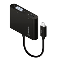 Alogic MDP-VGHD4K-ADP - Mini DisplayPort - HDMI + VGA - Schwarz