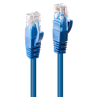 [4127996000] Lindy 1m Cat.6 U/UTP Cable - Blue - 1 m - Cat6 - U/UTP (UTP) - RJ-45 - RJ-45