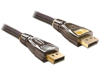[1936857000] Delock 82770 - 1 m - DisplayPort - DisplayPort - Black - Brown - Gold - Male/Male