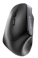 [9669528000] Cherry MW 4500 LEFT Wireless 45 Degree Mouse - Black - USB - Left-hand - Optical - RF Wireless - 1200 DPI - Black - Grey