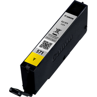 Canon CLI-571Y Yellow Ink Cartridge - Standard Yield - Pigment-based ink - 7 ml - 347 pages - 1 pc(s)