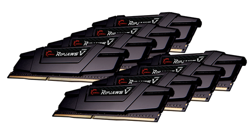 [7998791000] G.Skill Ripjaws V F4-3200C16Q2-256GVK - 256 GB - 8 x 32 GB - DDR4 - 3200 MHz - 288-pin DIMM