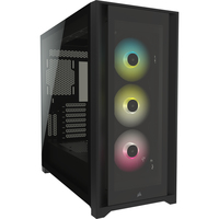 [9796574000] Corsair iCUE 5000X RGB - Midi Tower - PC - Black - ATX - EATX - ITX - Plastic - Steel - Tempered glass - Gaming