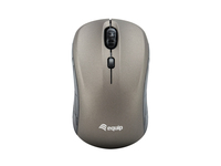 [9153662000] Equip Mini Optical Wireless Mouse - Ambidextrous - Optical - RF Wireless - 1600 DPI - Grey