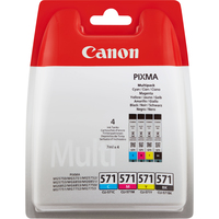 [3999436000] Canon CLI-571 BK/C/M/Y Ink Cartridge Multi Pack - 4 pc(s) - Multi pack
