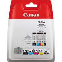 [3999434000] Canon PGI-570/CLI-571 PGBK/BK/C/M/Y Multi Pack - 5er-Pack - Schwarz, Gelb, Cyan, Magenta