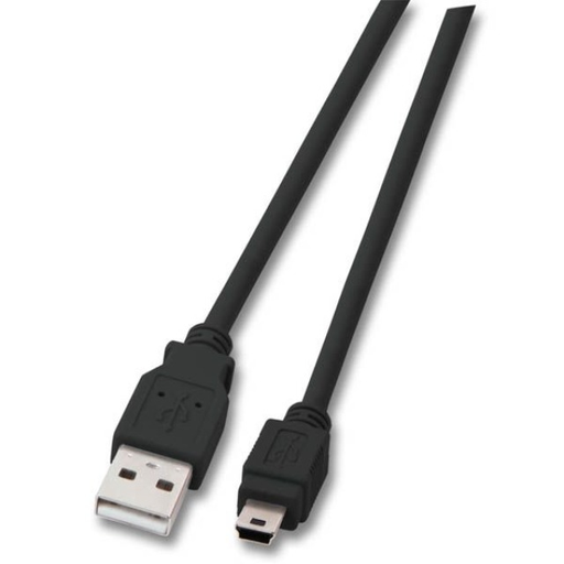 EFB Elektronik USB2.0 Anschlusskabel A-Mini B 5polig St.-St. 1.8m schwarz - 1,8 m - 5-polig